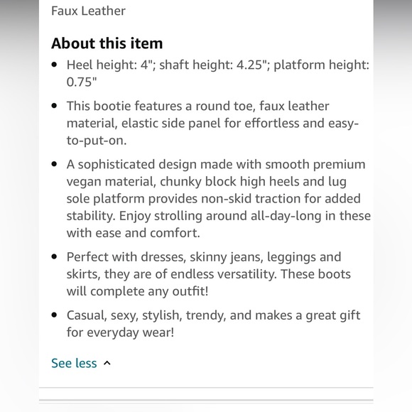 New Geneva block heeled boots tall lug sole - Picture 7 of 7